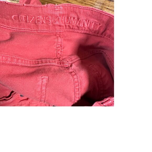 Citizens of Humanity Orange Straight‎ Leg Jeans Casual Chic Denim - Picture 9 of 9